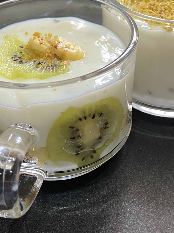 Fruity phirni recipe|fresh fruit milk pudding recipe