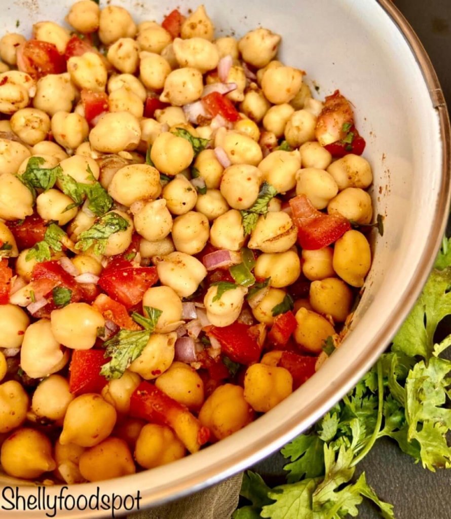 10 minutes vegan chickpea salad recipe